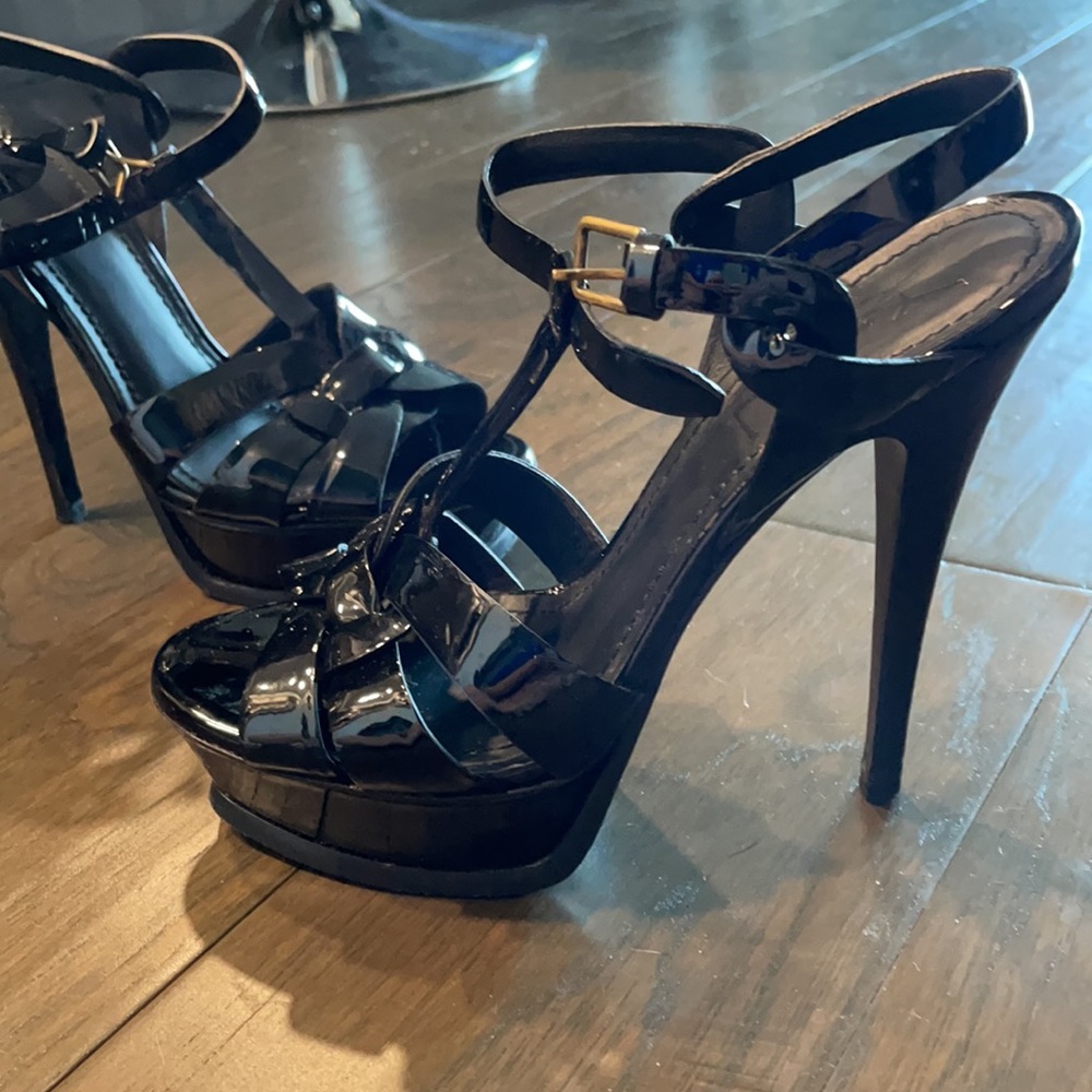 Saint Laurent patent leather tribute heels - Picture 3 of 5
